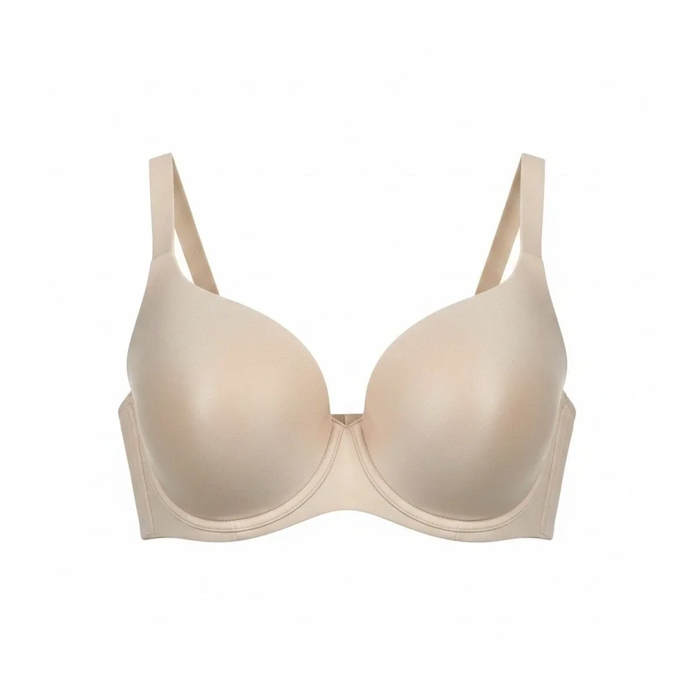 Lane Bryant Cacique Lightly Lined Full Coverage‎ Underwire Beige Bra 44F